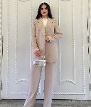 Resim Gümüş Şerit Detaylı Takım